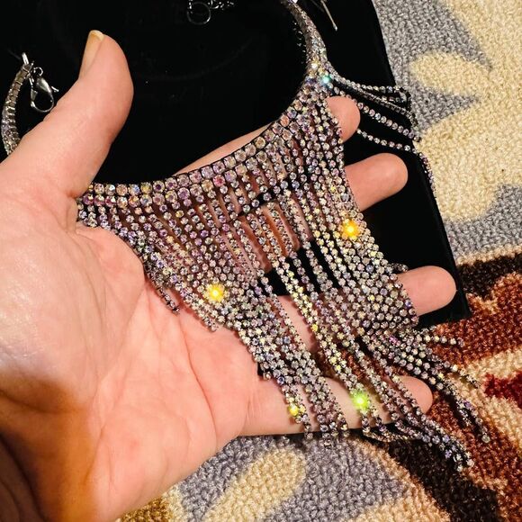 Amrita Singh Statement AB Crystal Choker - Picture 9 of 9